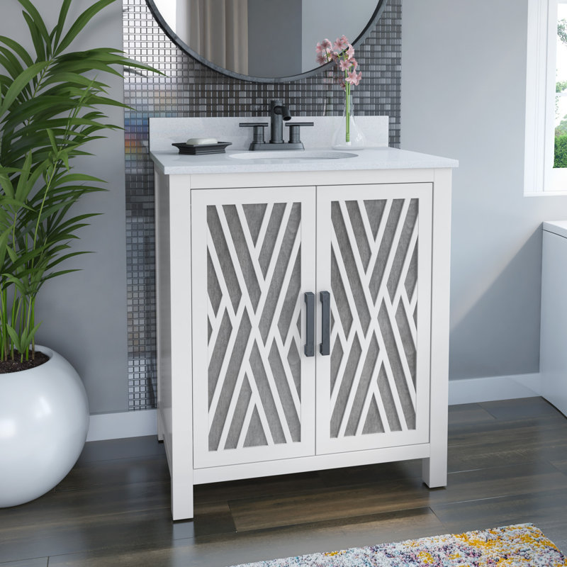 Oliver Ganya 29.88" Single Bathroom Vanity Set & Reviews Wayfair